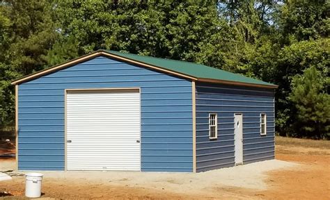 alan's factory outlet 24x36 boxed eave style metal garage|alansfactoryoutlet metal garage.